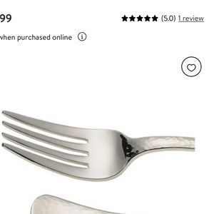 Hammered Stainless Steel Flatware